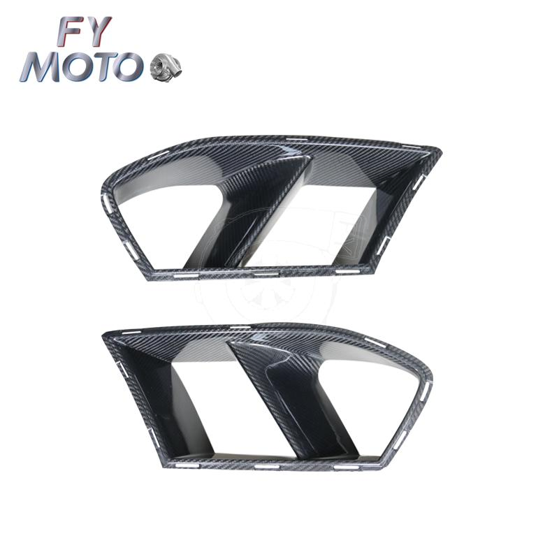 China Factory for BMW M3 High Performance Carbon Fiber Front Bumper Vent Trim Car Accessories