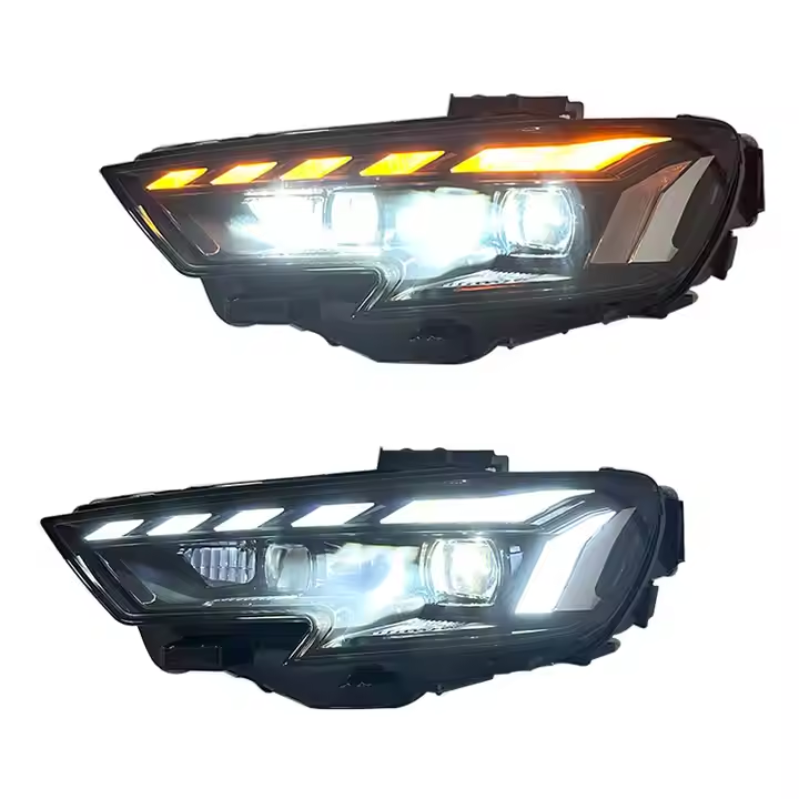 SJC Car Accessories for Audi A3 LED Headlights 2017-2020 Head Lamps Turn Signals Front Lights Daytime Running Light Wholesale