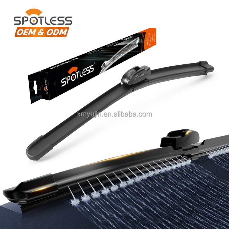Car Water Spray Wiper Blade OEM Universal Multi Function With 19 Adapters For Multiple Vehicle Models