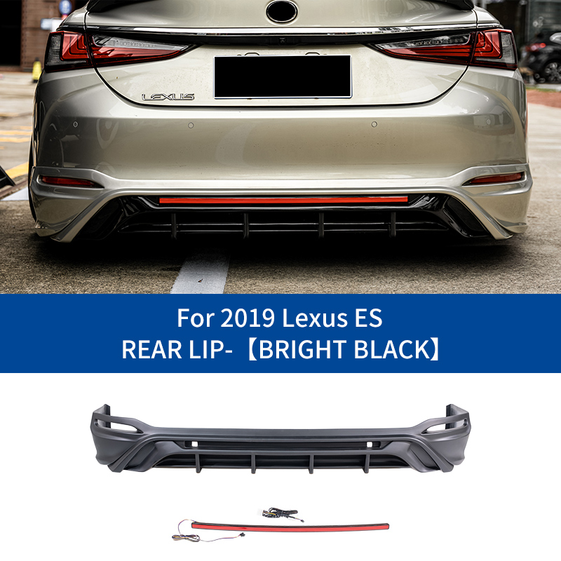 Wholesale Factory Car Modified Parts Upgrade New Style Car Body Kit Accessories Rear Diffuser for lexus Es 2019+