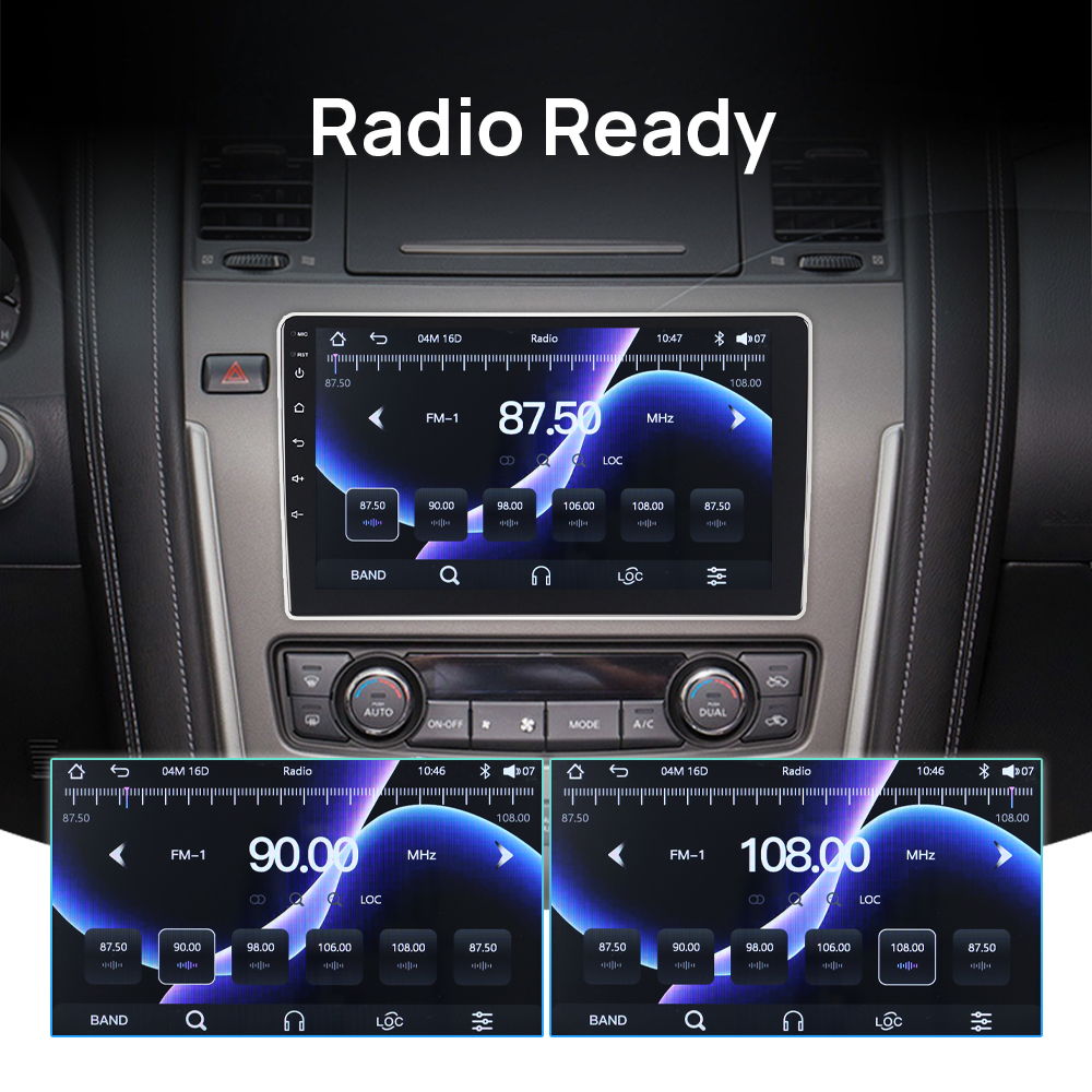 F133 Linux 9/10 Inch Universal Car Radio 2Din Multimedia Player With Wireless CarPlay Android Auto FM USB BT Car IPS Screen