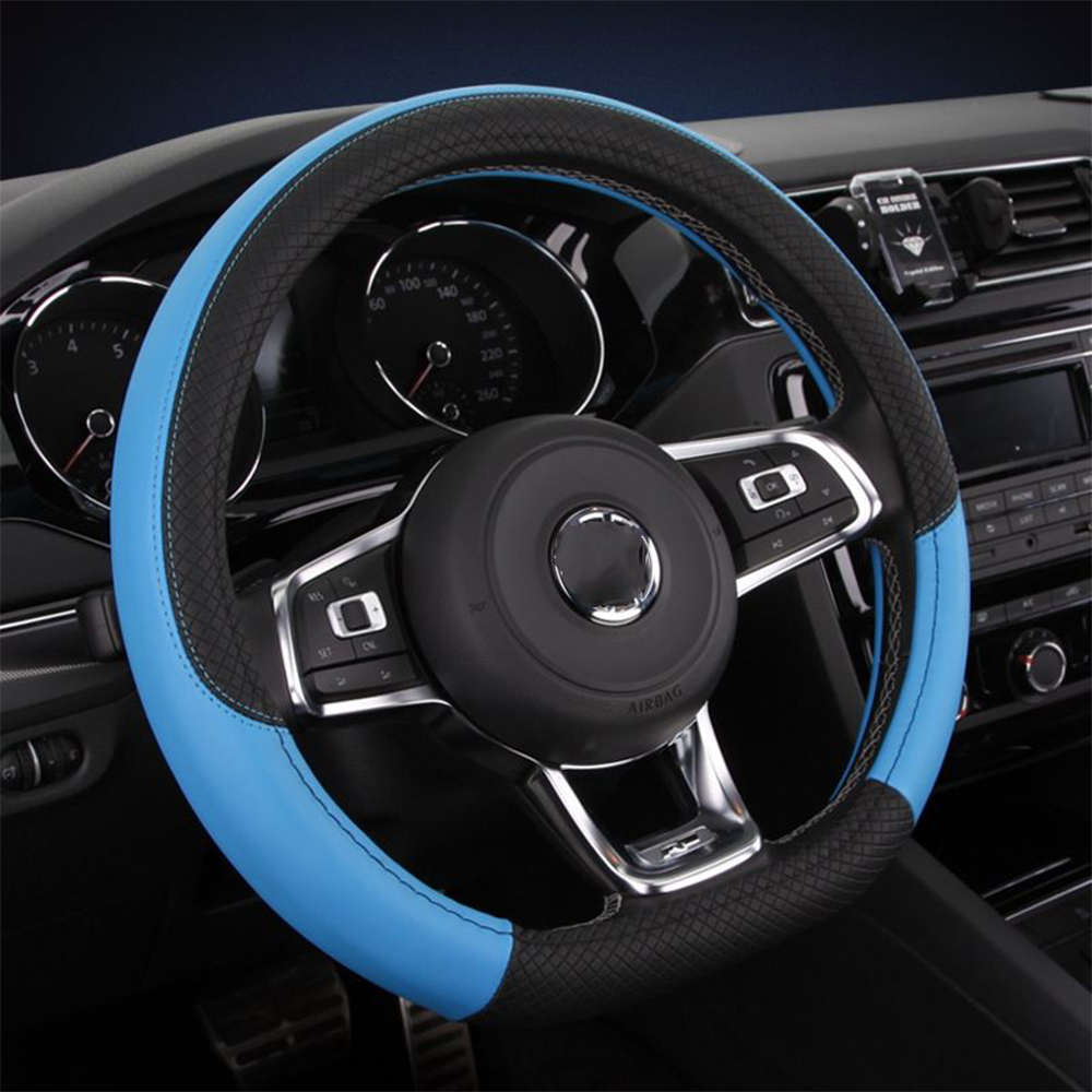 Car Accessories 2026 Steering Covers Car Interior Accessories Elaborate Leather Genuine Leather Steering Wheel Cover