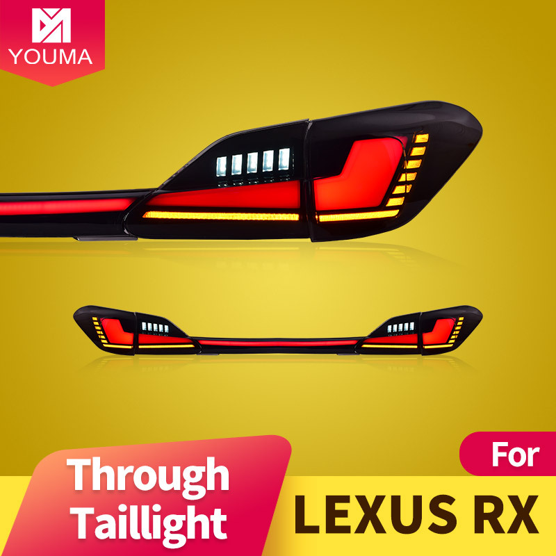 Car Styg for LEXUS RX Tail Lights 2009-2015 Rear Lamp Animation Dynamic Signal DRL Reverse Auto Accessories