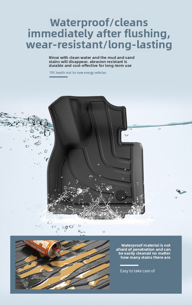 Custom Fit 3D TPE Car Mat Elasticity Test