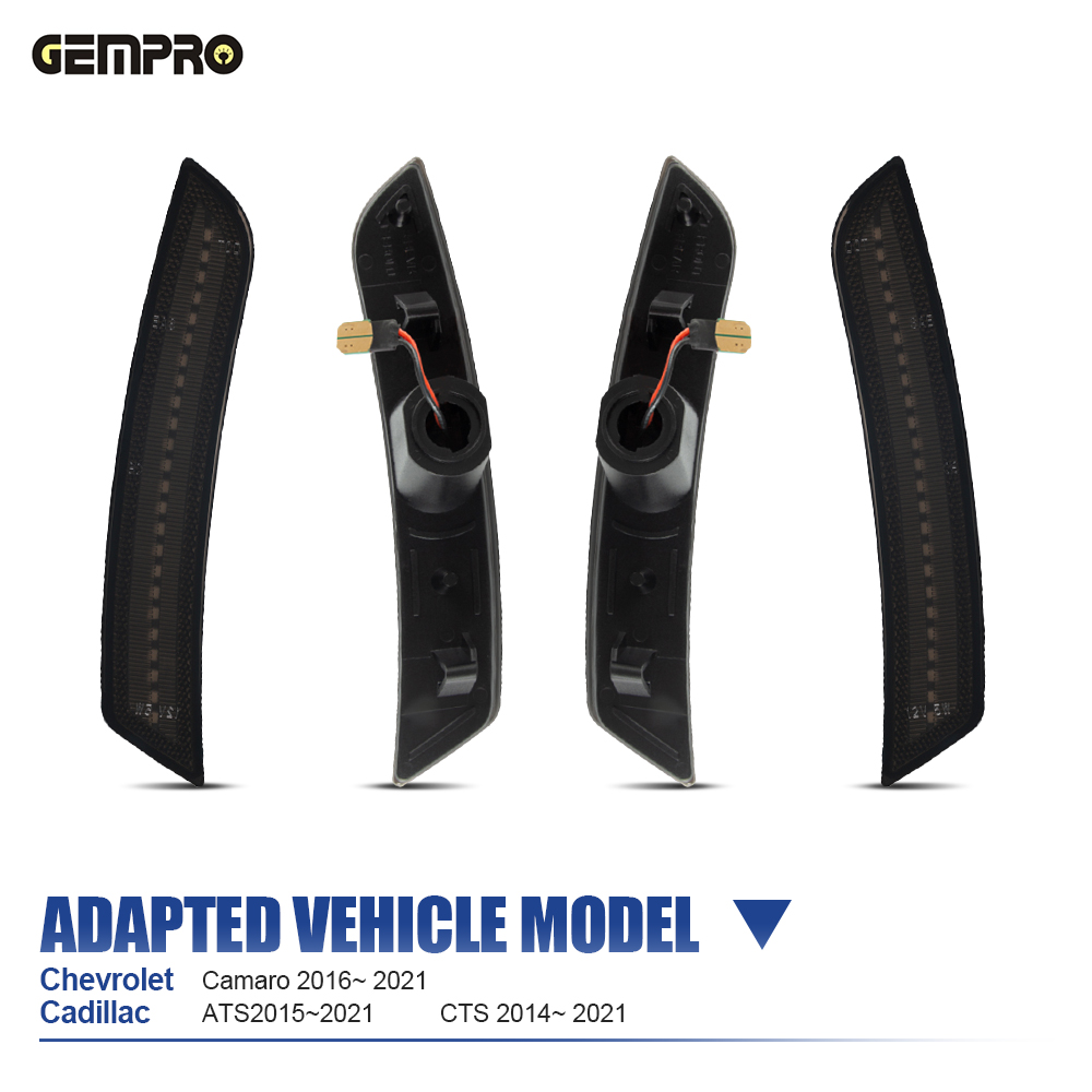 Wholesale Car LED Side Marker Width Position RGB Light for Chevrolet Camaro for Cadillac CTS/ATS Bumper Fender Accessories