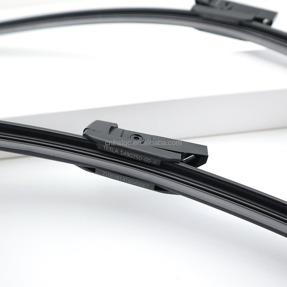 Tesla Model 3 Model Y Model S Car Accessories Natural Rubber Windshields with Soft Flat Wiper Blades Direct From Manufacturer