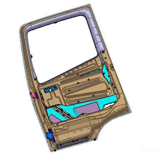 Wholesale Custom Auto Metal Body Parts Front Car Doors Auto Door Panel Accessories