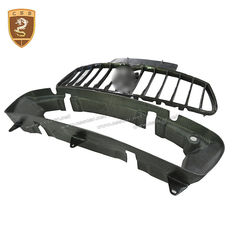 Best Price Carbon Fiber Front Bumper Grille Car Grills for Maserati Ghibli Aspec Style