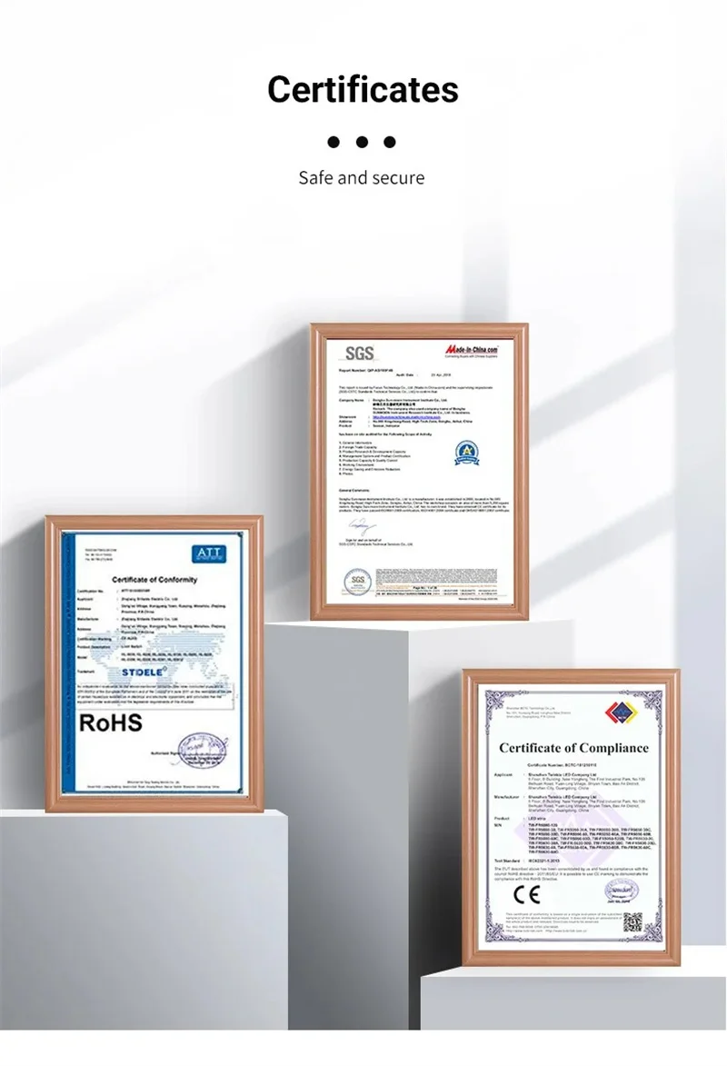Product Certificate 3