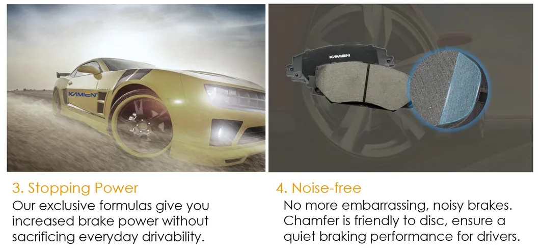 Car Parts Ceramic Rear Brake Pad