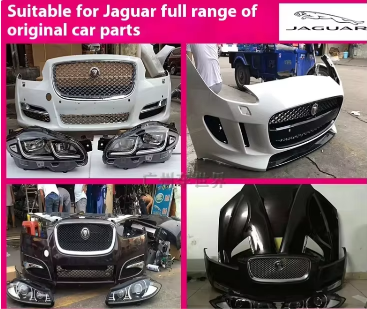 For Jaguar Original Car Accessories Front &amp; Rear Bumpers Headlights Hoods Fenders Grills for Old &amp; Modified Models Fiberglass