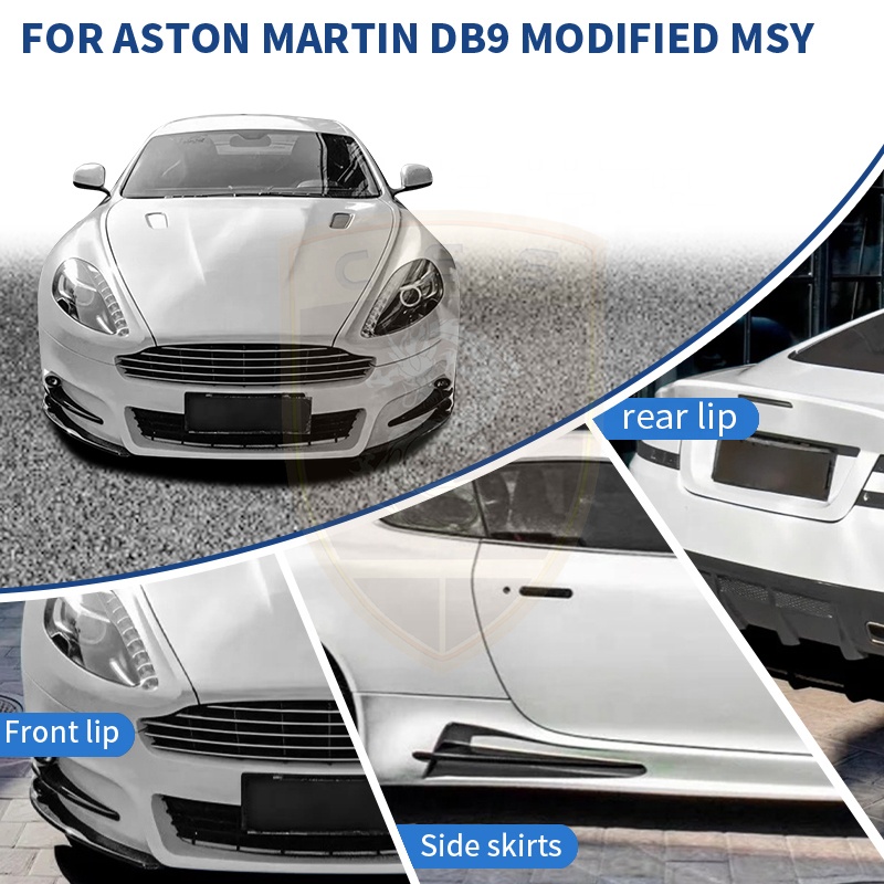 Fiberglass Bodykit for Aston Martin Db9 Upgrade MSY Kit Front Bumper Rear Bumper Diffuser Lip Body Kits