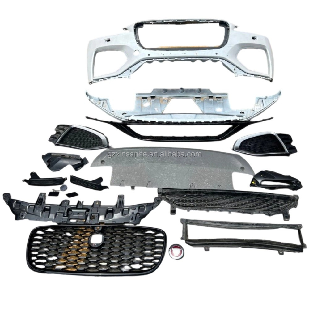 New Jaguar Front Bumper Cover &amp; Grille with Tow Hook for F-PACE 2016