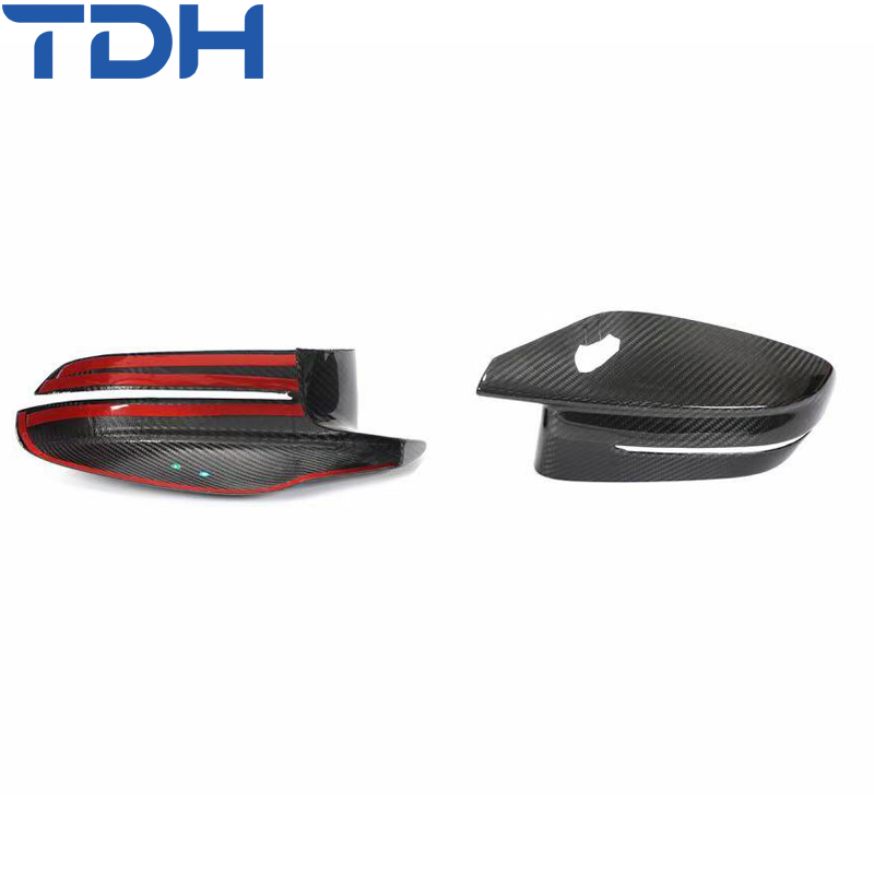 Car Accessories Dry Carbon Fiber Rearview Mirror Cover for BMW G80 G82 M3 M4 Modified to MP Style Carbon Fiber Mirror Cover