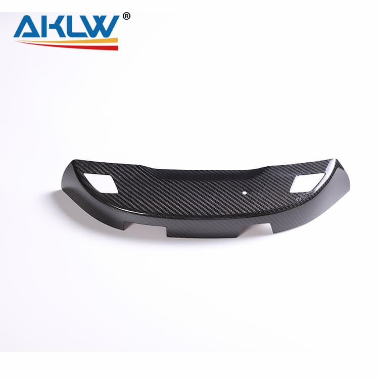 Custom Label Carbon Fiber Car Interior Accessories, Automotive Inner Rearview Mirror Base Trim Air Vent Panel Carbon Fiber Parts for C7
