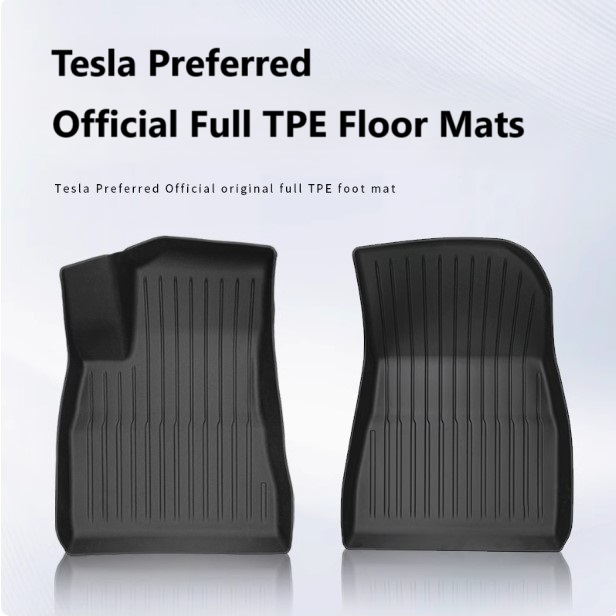 New Design Injection Molding Carpet Car Mat Piano Texture All Weather Floor Mat for Tesla MODEL Y Interior Accessories