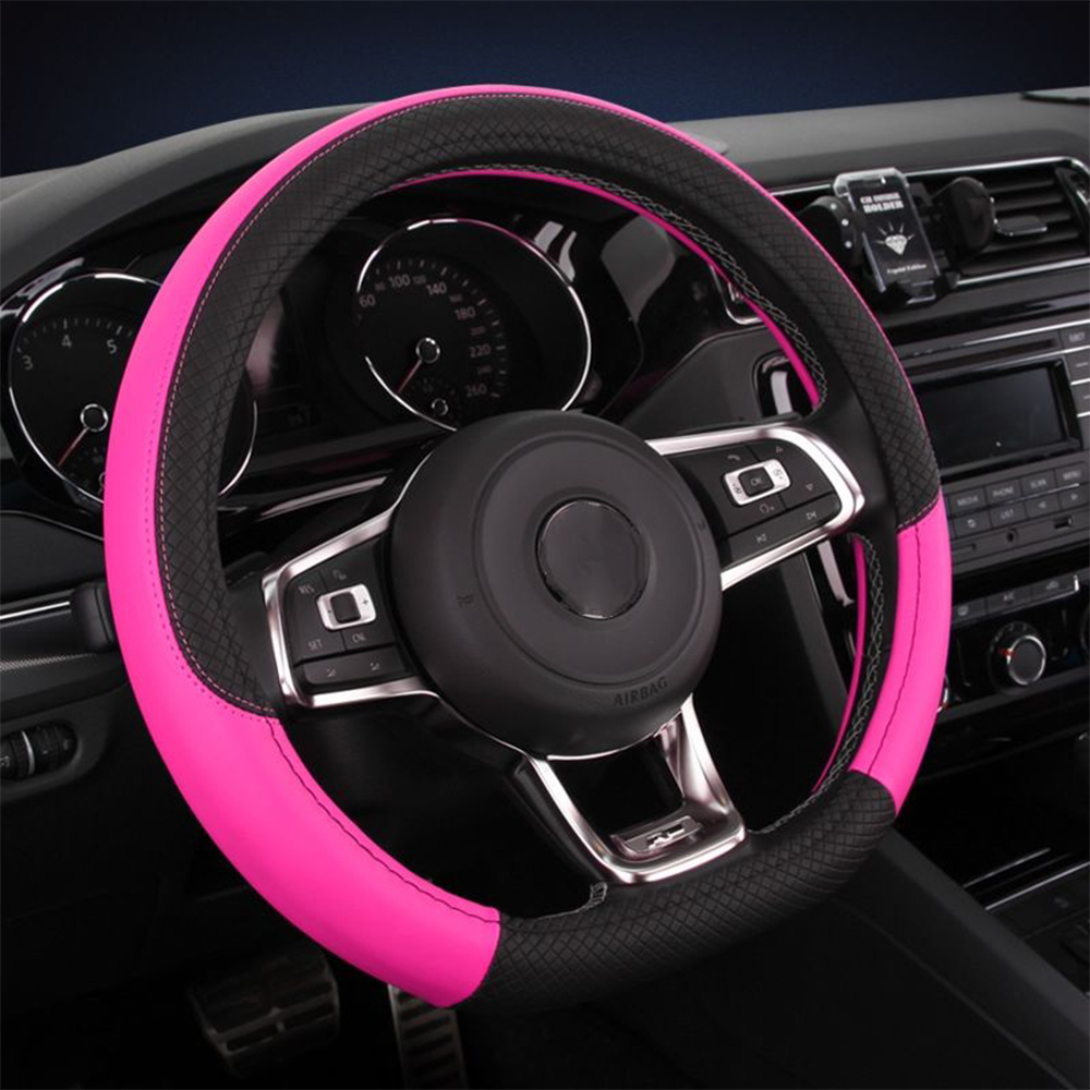 Car Accessories 2026 Steering Covers Car Interior Accessories Elaborate Leather Genuine Leather Steering Wheel Cover