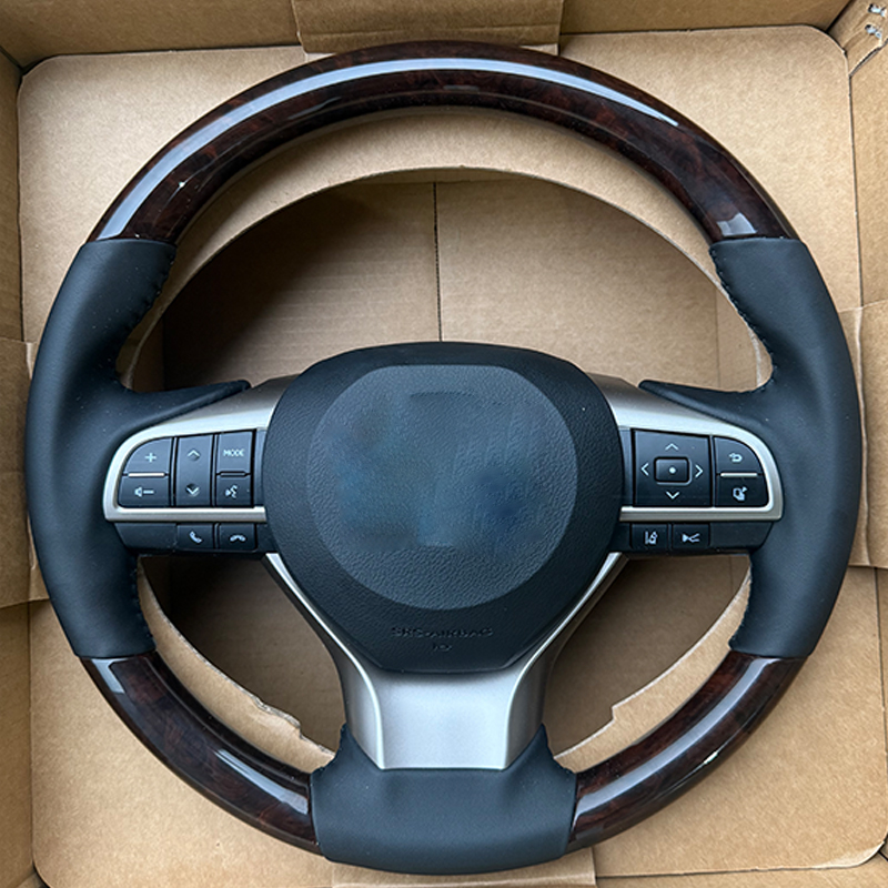 Factory Direct Car Accessories Custom Wood Steering Wheel for Lexus RX 350