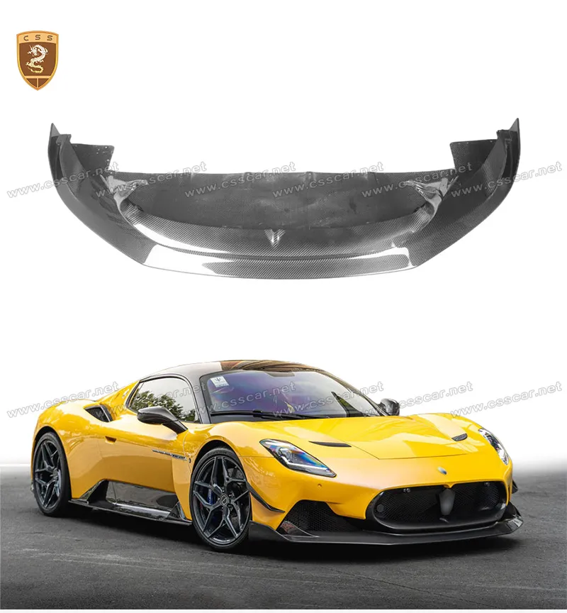 Od Style Dry Carbon Front Lip for Maserati Mc20 2020+ Front Bumper Lip Spoiler Splitter