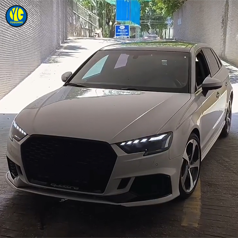 YU GUANG for Audi A3 8v Headlights Car Light Systems 2017 2020 Car Accessories LED Head Light Upgraded Head Lamp DRL Front Light