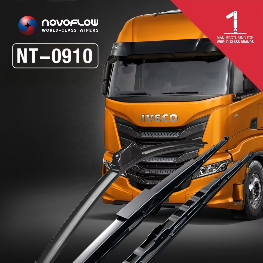 NOVOFLOW Factory Direct High Quality Universal Truck and Bus Wiper Blade Car Accessories with 4 Adapters for SCANIA VOLVO MAN