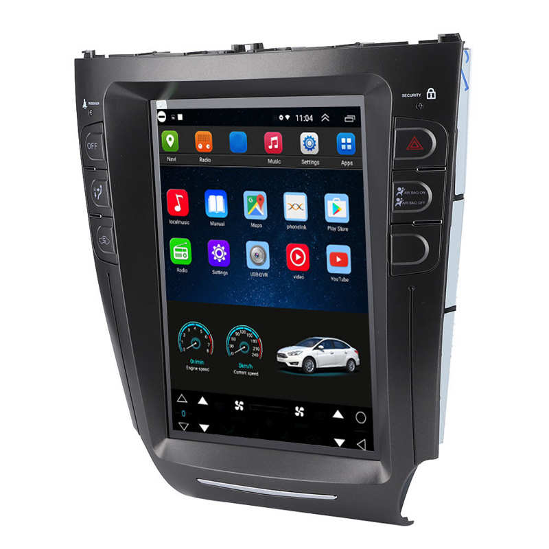 10.4inch Car Radio Stereo GPS Navigation System Portrait Fit for Lexus IS200 IS250 IS300 IS350 2007-2015 Car Accessories