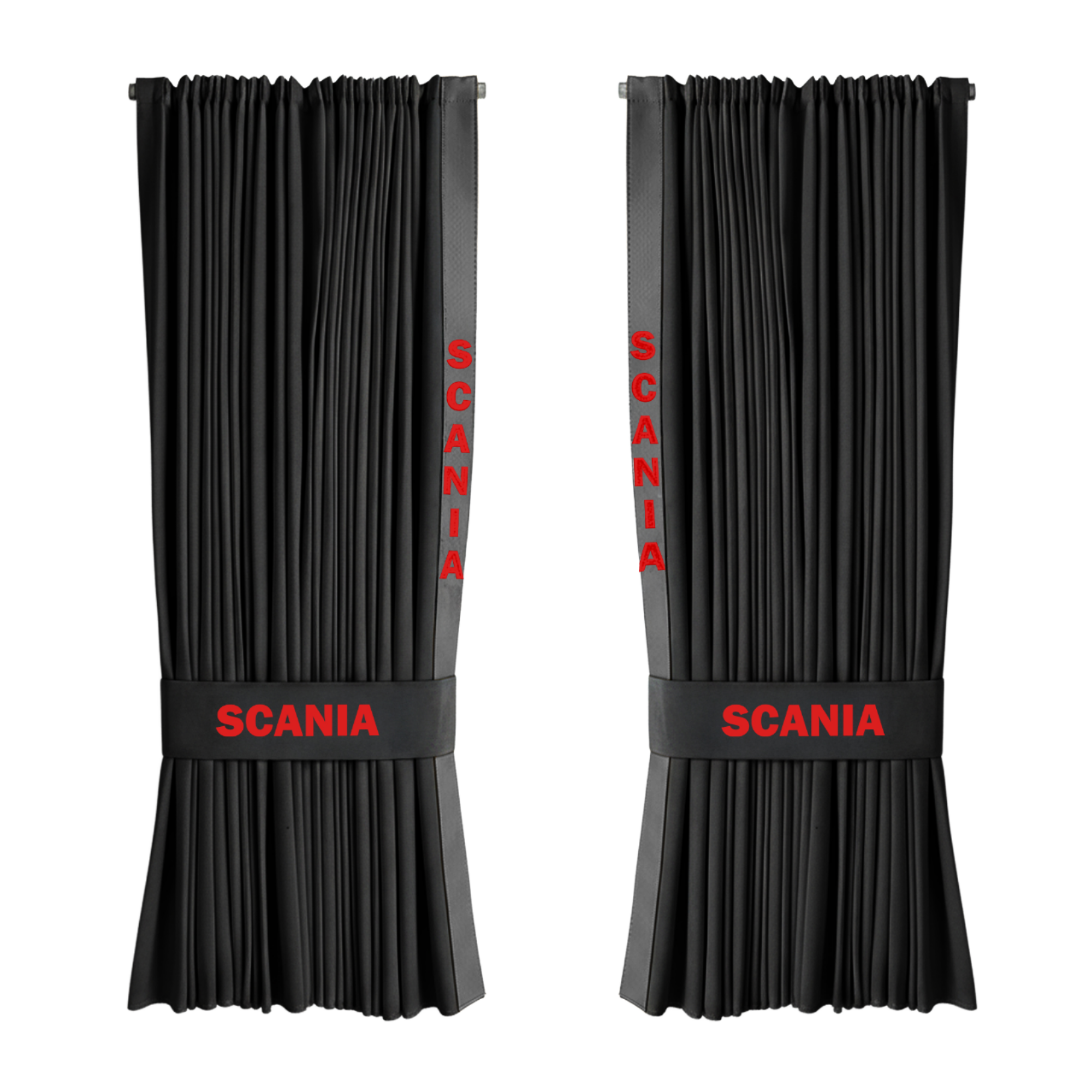 Rownfur Premium Quality Truck Accessories Custom Color 240CM X 90CM Window Curtain VOLVO/MERCEDES/DAF/SCANIA Light Blocking