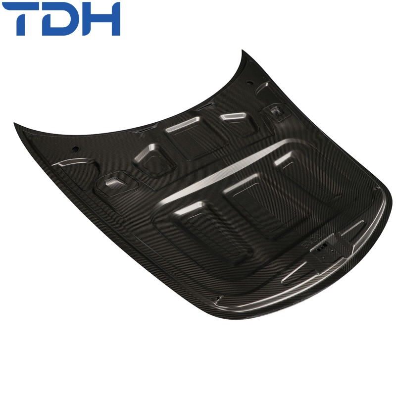 Car Accessories Dry Carbon Fiber Hood for 2006-2024 Porsche Cayman 718 987 981 Facelift to Gt4 Style Dry Carbon Fiber Engine Cover Hood