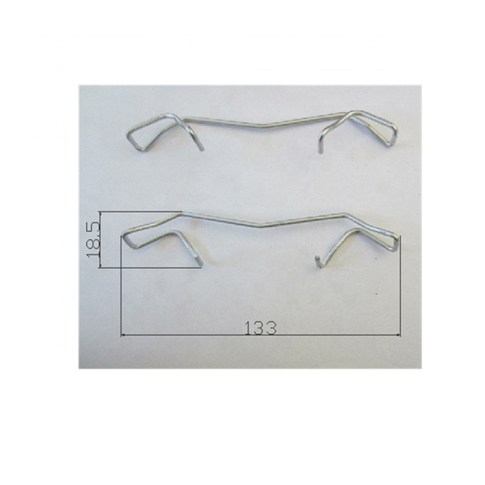 D1210 D813 Auto Brake Accessories Stainless Steel OEM Car Brake Pad Caliper Clip Kit for Toyota Lexus Hyundai