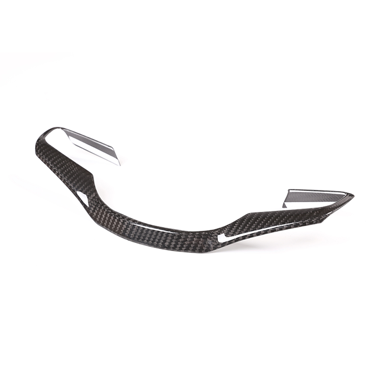 Real Carbon Fiber Center Console Steering Wheel Outline Decorative Frame for Jaguar F-TYPE 2013-2023 Car Interior Accessories