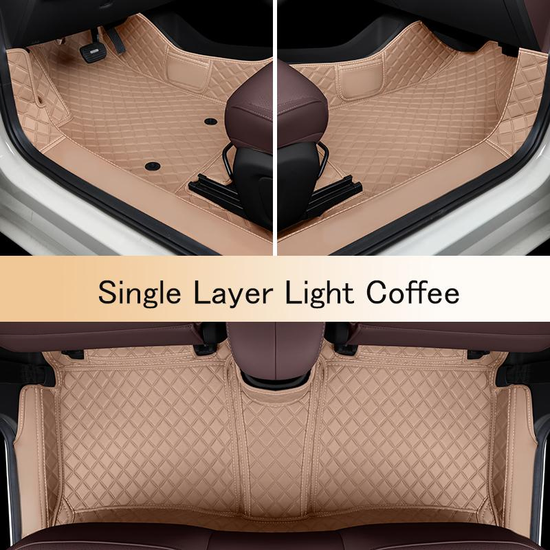 Waterproof Car Mats Non Slip Carpet for Alfa Romeo Giulia 2017 2018 Luxury Leather Car Floor Mats