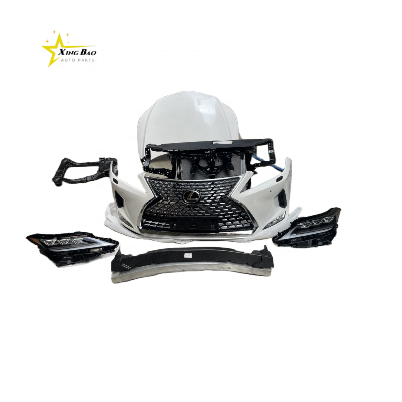 2006 2021 RX200 RX270 Front Face RX350 RX450H Three Lens Headlight Front Bumper Full Car Accessories Front Face Assembly