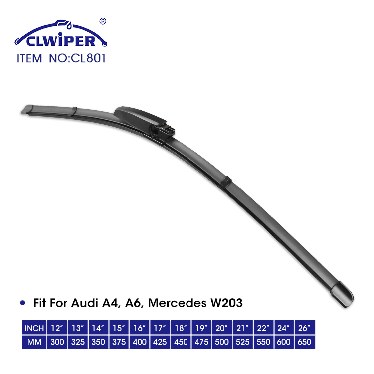 CLWIPER Premium Exclusive Wiper Blade Auto Exterior Accessories Factory Wholesale Natural Rubber Refill Soft Left Drive Wiper