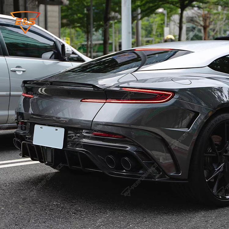 Special Offer Aston Martin DB11 M Style Carbon Fiber+FRP Black Body Kit 100% Fitment Screw-On Upgrade New Fender Spoiler Bumper