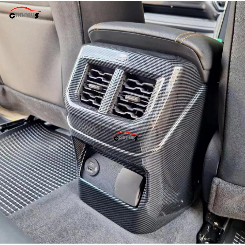 Rear Air Vent Car Interiors for 2023 Ranger T9 Carbon Fiber Auto Accessories Luxury Carbon Color Protection Lamp Cover Bodykit