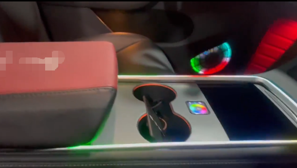 Upgrade 256 Colors Symphony Led Car Interior Ambient Lighting Accessories for Tesla Model 3/Y 2021-2024 Atmosphere Light Strip