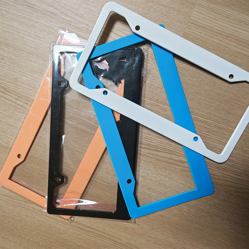High Quality ABS Material Car License Plate Holder, Car Number License Plate Holder With Customized Logo