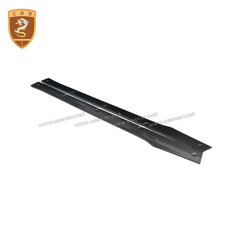 Car Accessories Suppliers Carbon Fiber Side Skirt for Porsche 718 Upgrade to Css Style