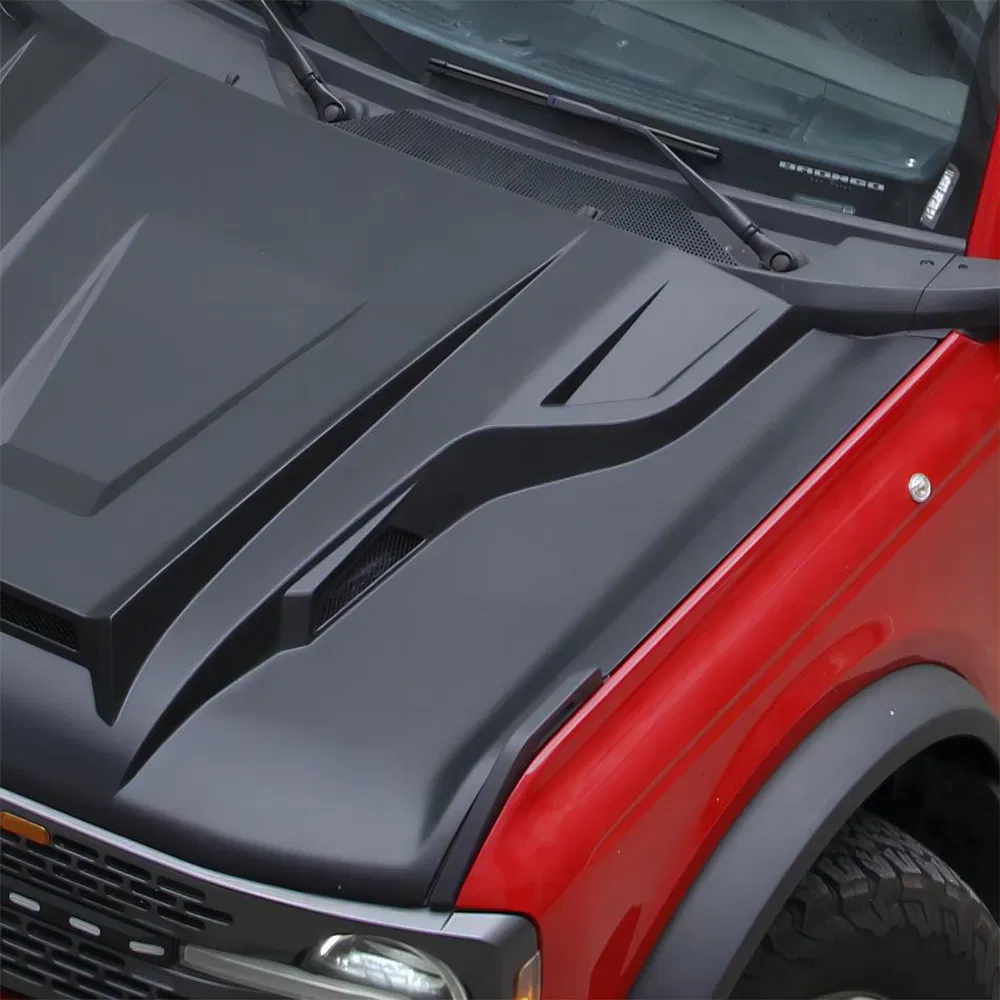 Custom Fit Carbon Fiber Hood Accessories Car Body Kit Auto Car Hood for Ford Bronco