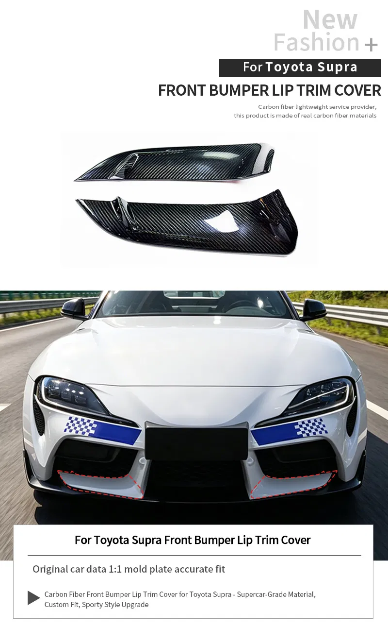 Supra A90 Front Bumper Lip 1