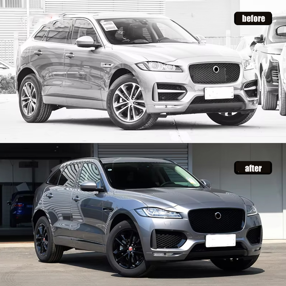 CS Accessories Front Grille Bumper 2018 Upgrade for jaguar f Pace Body Kit