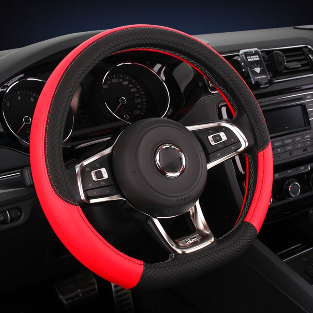 Car Accessories 2026 Steering Covers Car Interior Accessories Elaborate Leather Genuine Leather Steering Wheel Cover