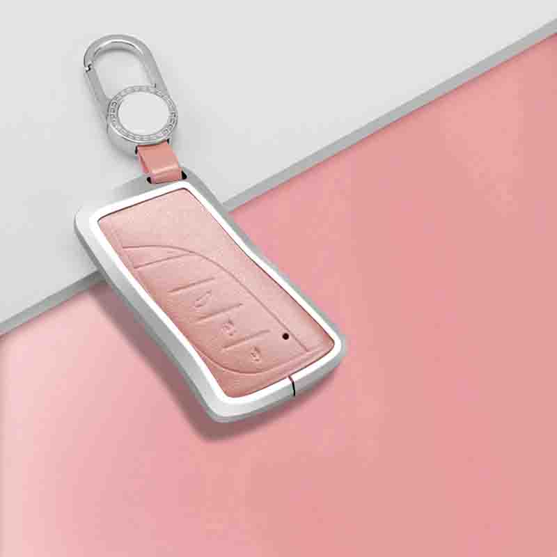 High Quality Car Accessories New Design for LEXUS Aluminum Alloy Leather Car Key Cover