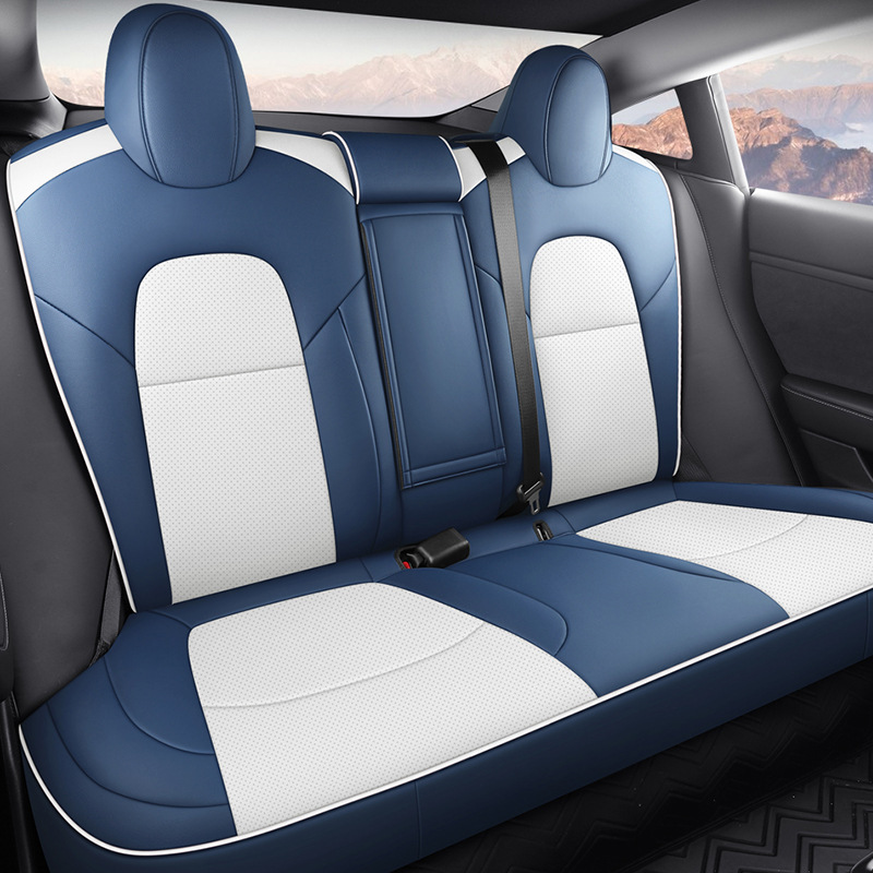 Direct Factory Sale Car Seat Covers Four Seasons Luxury Black Leather Car Seats Covers