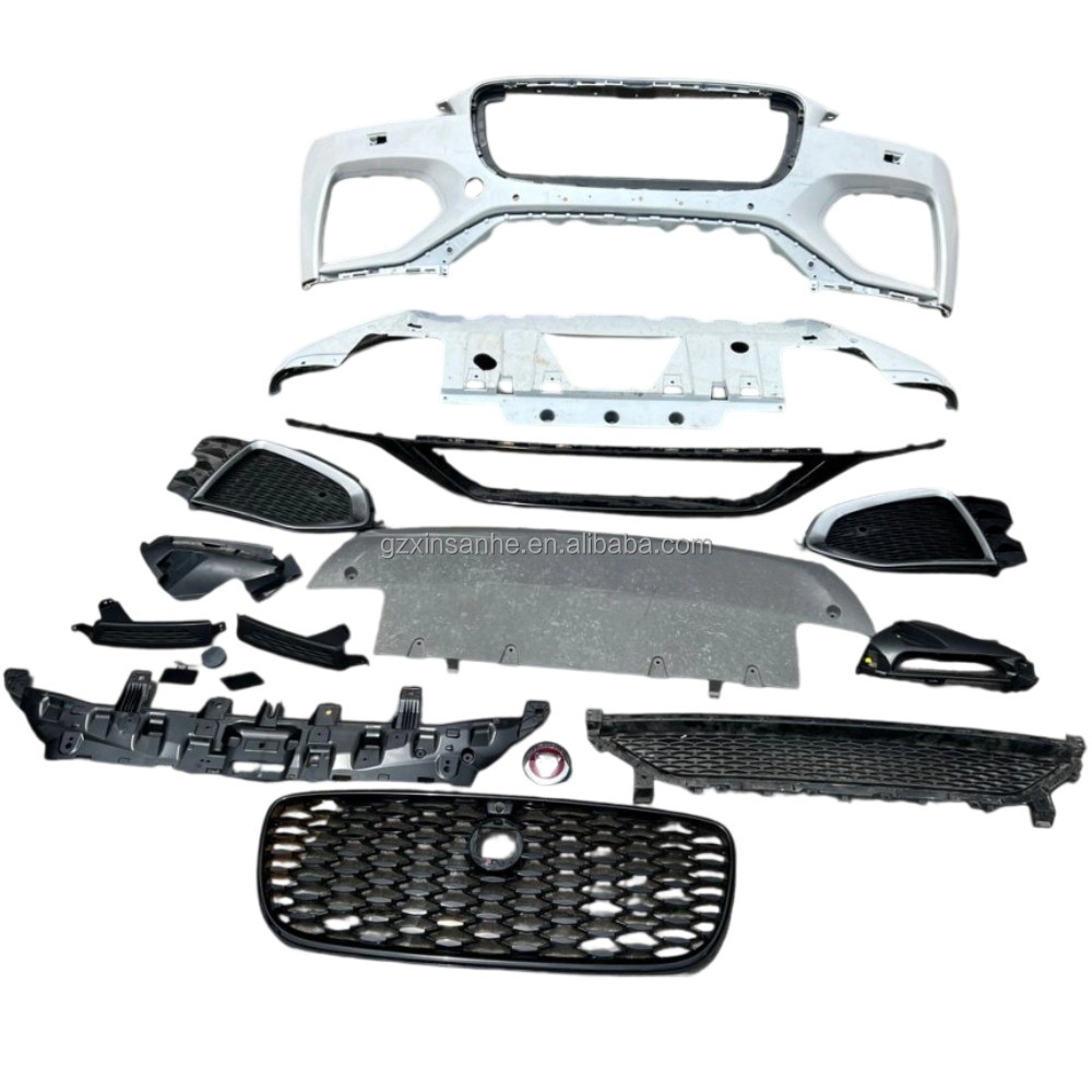 New Jaguar Front Bumper Cover &amp; Grille with Tow Hook for F-PACE 2016