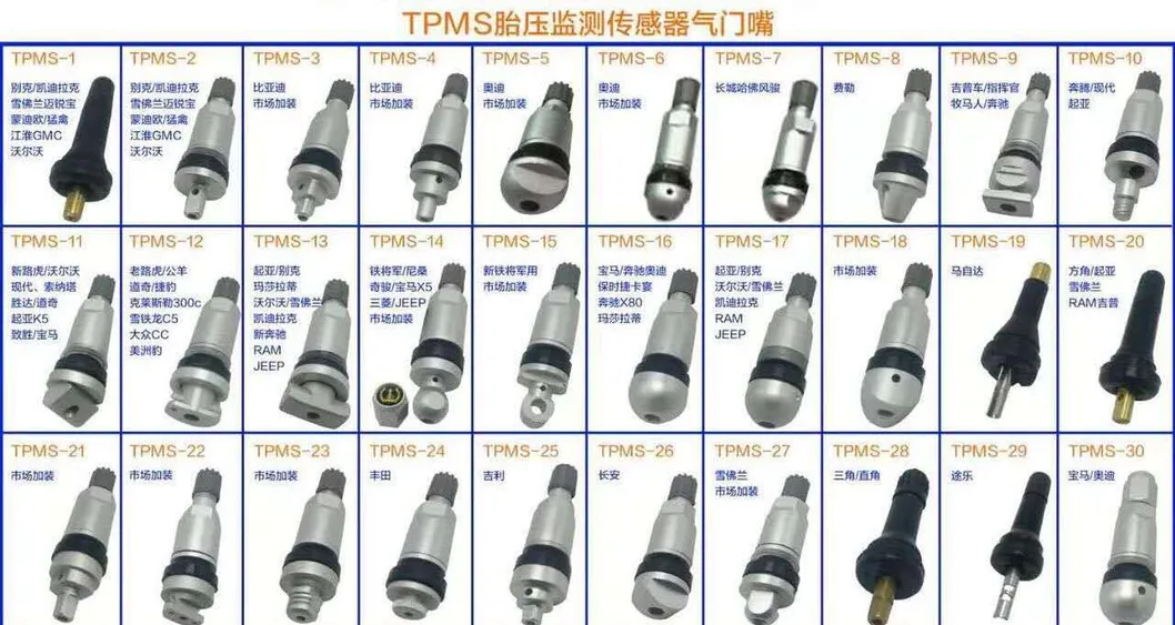 Aluminium Tire Valve Detail