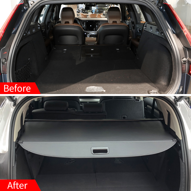 For Volvo V60 2018 2019 2020 2021 2022 2023 Car Innovative General Interior Accessories Retractable Trunk Cargo Cover