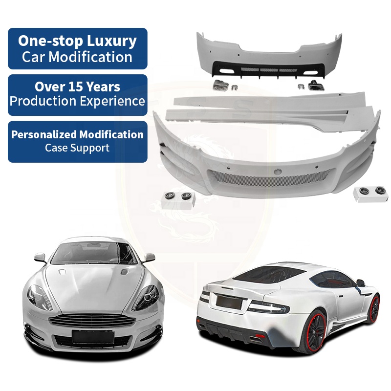 Fiberglass Bodykit for Aston Martin Db9 Upgrade MSY Kit Front Bumper Rear Bumper Diffuser Lip Body Kits
