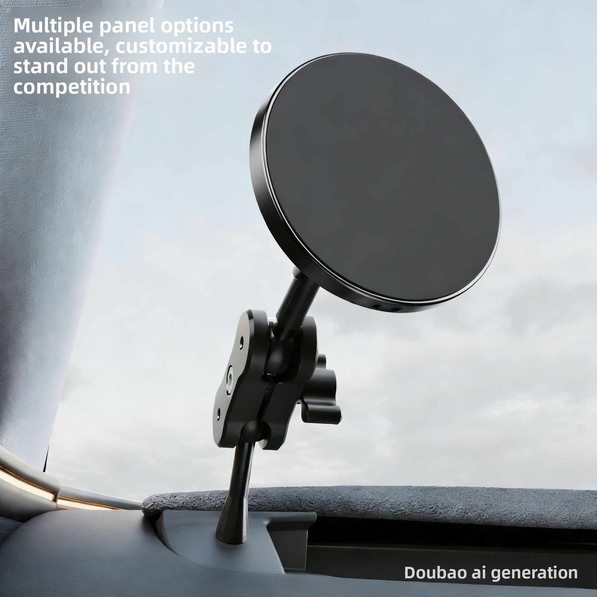 Tesla Cross-border Renewal Model Y Standard Car-mounted Dedicated Magnetic 360-degree Rotation Phone Holder Accessories
