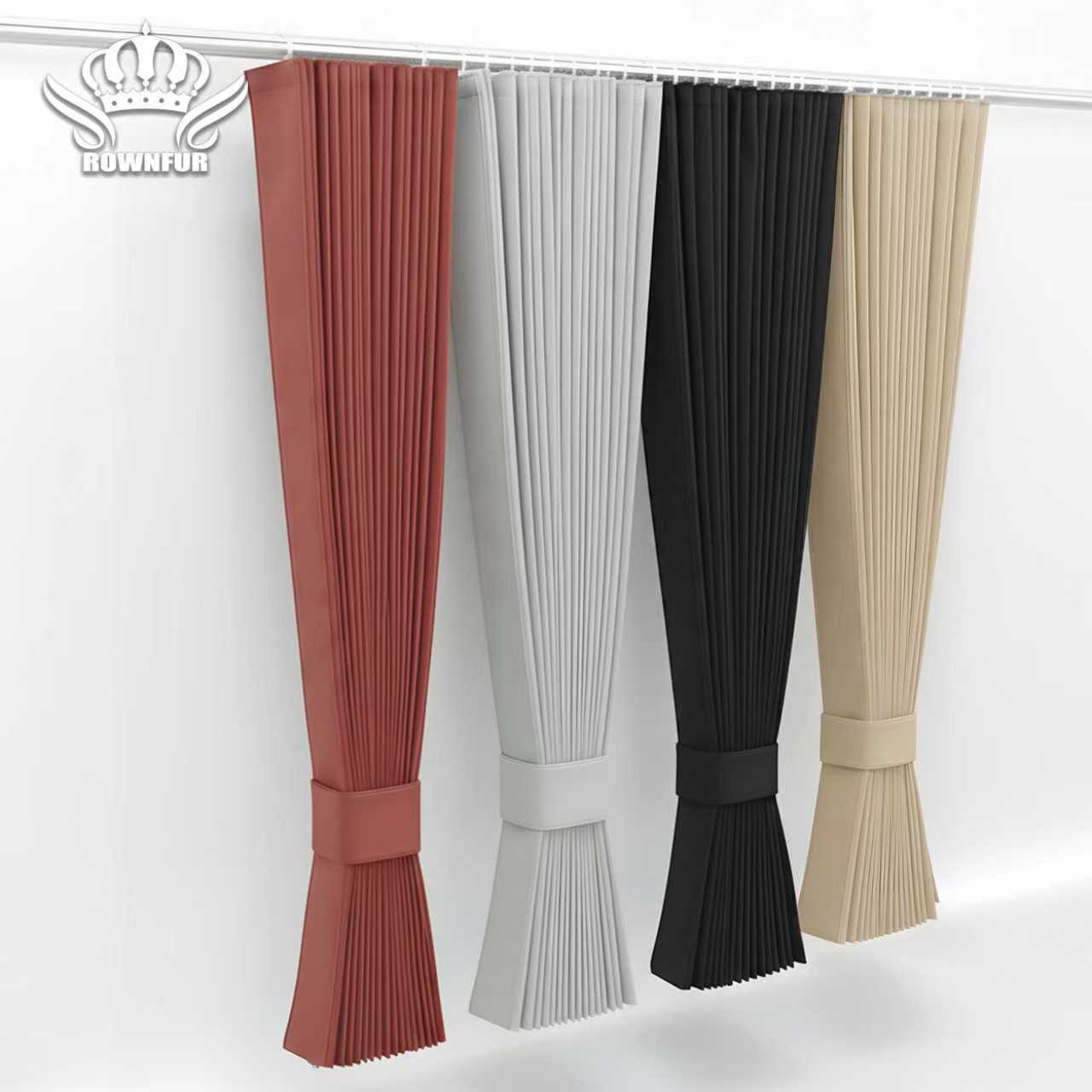 Rownfur Premium Quality Truck Accessories Custom Color 240CM X 90CM Window Curtain VOLVO/MERCEDES/DAF/SCANIA Light Blocking